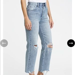 Pistola Cassie Super High Rise Crop Jean